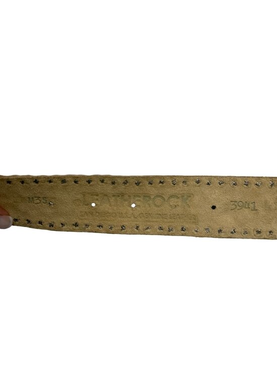 Leatherock mixed media belt Tan M35 main image 6